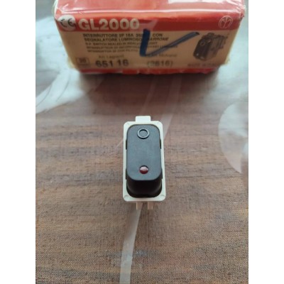 Interruttore Bipolare luminoso 16A Legrand Molveno GL2000 art. 2616