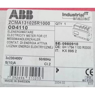 Contatore misuratore di elettricità ABB OD4110