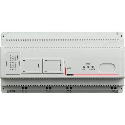 Interfaccia 2 fili TCP-IP/2 Bticino 346891 per impianti videocitofonici misti