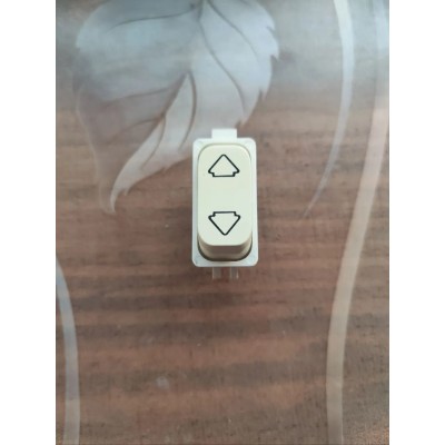 Pulsante doppio bianco per serrande Legrand Molveno GL2000 art. 2600B