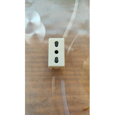 Presa Bipasso Bivalente 10A/16A Bticino TEKNE art. 13980