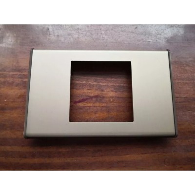 Placca oro 2 posti Legrand Molveno Europa Project art. 1222