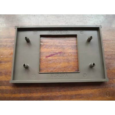 Placca oro 2 posti Legrand Molveno Europa Project art. 1222