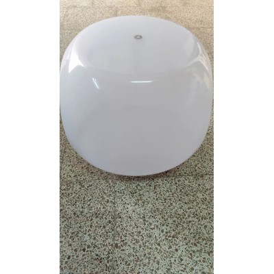 Sfera globo bianco opaco lato 25cm. testapalo Mareco