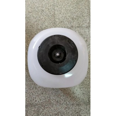 Sfera globo bianco opaco lato 25cm. testapalo Mareco