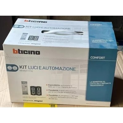 Kit automazione 6 tapparelle o 12 luci Bticino art. MHKIT1116 Kit automazione 6 tapparelle o 12 luci Bticino art. MHKIT1116