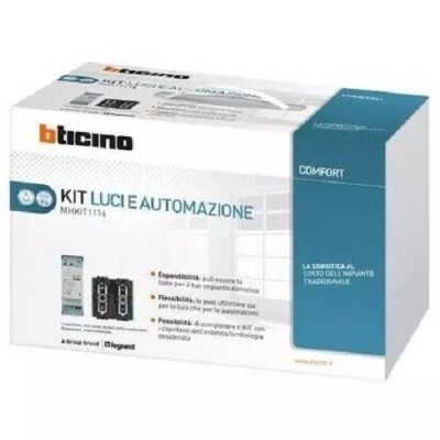 Kit automazione 6 tapparelle o 12 luci Bticino art. MHKIT1116 Kit automazione 6 tapparelle o 12 luci Bticino art. MHKIT1116