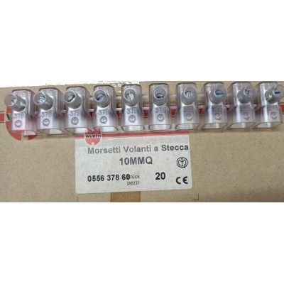 Morsetto volante a cappuccio con vite laterale 10mmq Wurth 200 pezzi