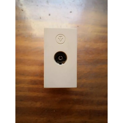 Presa TV resistiva finale AVE Serie Habitat Sistema 45 art. 45795