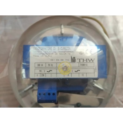 Trasformatore di sicurezza THW TH300112 Primario 230V Uscita 0-12V con calotta