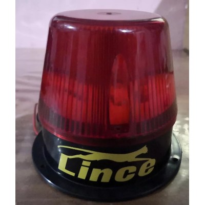 Lampeggiatore rosso Lince per cancelli