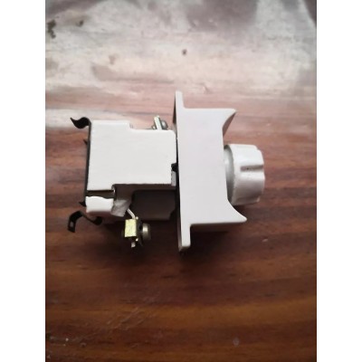 Portafusibile unipolare in ceramica a cartuccia con fusibile 2A