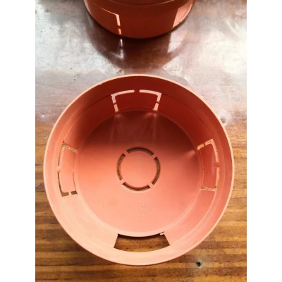 Scatola tonda cilindrica rossa da incasso in plastica diametro 85mm Gewiss