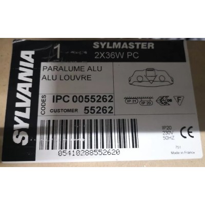 Plafoniera 2x36W Sylvania Sylmaster art. IPC 0055262 Plafoniera 2x36W Sylvania Sylmaster art. IPC 0055262