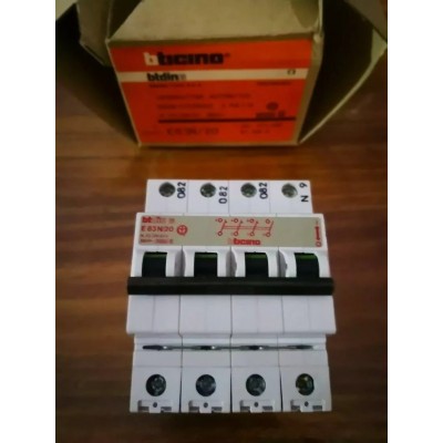Bticino Magnetotermico Tripolare+Neutro 4P 20A 380V art. E83N/20