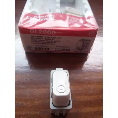Pulsante bianco Legrand Molveno GL2000 art. 2620B
