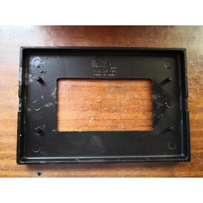 Placca metallo nero Africa 3 posti Marlanvil serie Thema