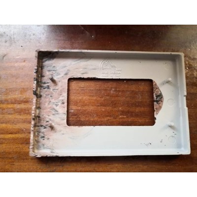 Placca metallo marmo misto 3 posti Marlanvil serie Thema