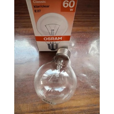 Lampada a goccia 60W Osram 230V attacco E27