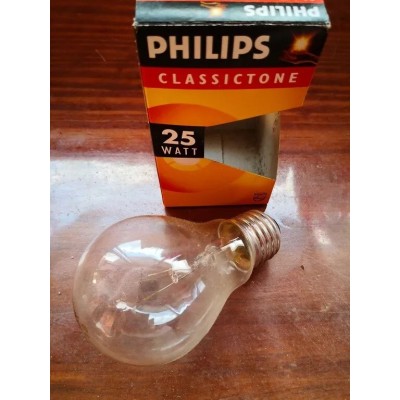 Lampada a goccia 25W Philips Classictone 230V attacco E27