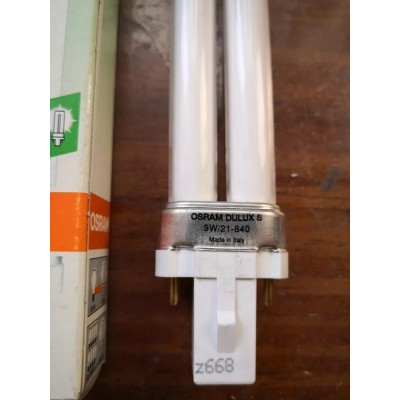 Lampada Osram Dulux S a 2 pin 9W/21-840 attacco G23