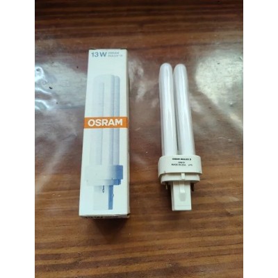 Lampada Osram Dulux D a 2 pin 13W attacco G24d-1