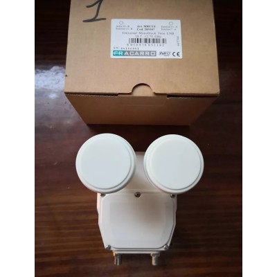 Universal Monoblock Twin LNB Satellite Fracarro art. MBUTZ