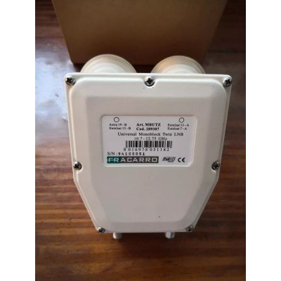 Universal Monoblock Twin LNB Satellite Fracarro art. MBUTZ