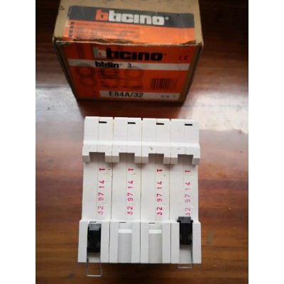 Bticino Btdin 3 Magnetotermico 4 moduli 32A 400V E84A/32
