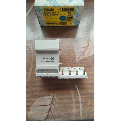 Hager Differenziale Salvavita 63A 4P 0,3A 380V art. BR463N