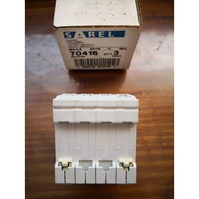 Sarel Magnetotermico MA4,5 4 moduli 3P+N 16A 400V art. 70416