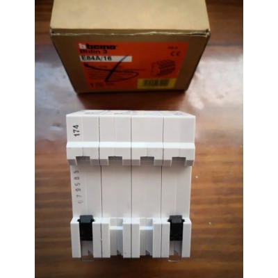 Bticino Btdin 3 Magnetotermico 4 moduli 16A 400V E84A/16