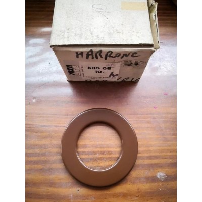 Anello alluminio tondo marrone lucido per faretti Targetti Sankey art. 535 08