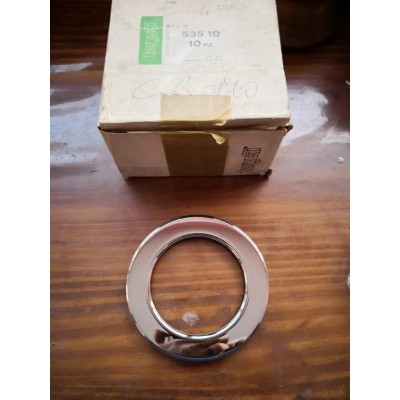 Anello alluminio tondo cromo lucido per faretti Targetti Sankey art. 535 10