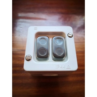 Scatola stagna Schyll IP44 doppio deviatore interruttore Molveno GL2000