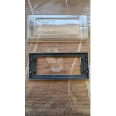 Placca 5 posti bianco latte metallo Legrand Molveno Europa Project