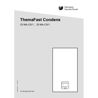 Manuale istruzioni d'uso caldaia Saunier Duval Thema Fast Condens