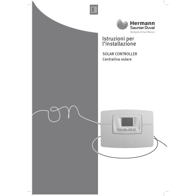 Manuale istruzioni installazione centralina solare Saunier Duval Solar Controller