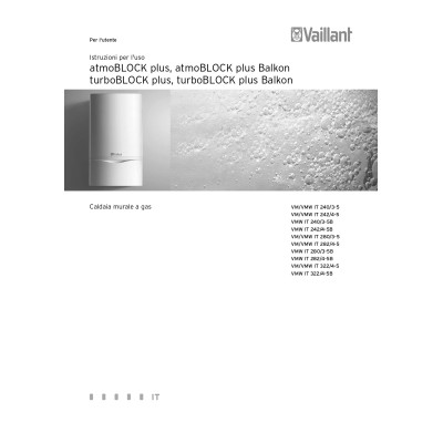 Manuale istruzioni d'uso caldaia Vaillant atmoBLOCK plus turboBLOCK plus Balkon