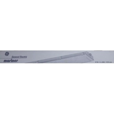 Plafoniera Neon Stagna 2x58W IP65 General Electric Modello Mariner
