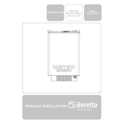 Manuale istruzioni installazione caldaia Beretta METEO GREEN HE C.S.I. AG