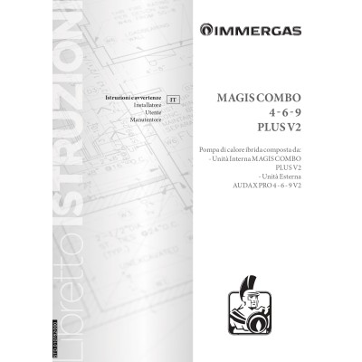 Manuale installazione e d'uso utente caldaia Immergas Magis Combo 4 6 9 Plus V2