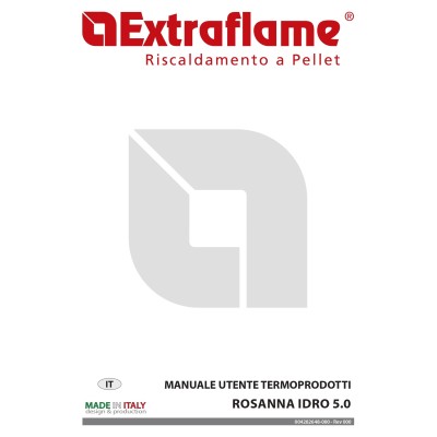 Manuale d'uso utente caldaia pellet Nordica Extraflame ROSANNA IDRO 5.0
