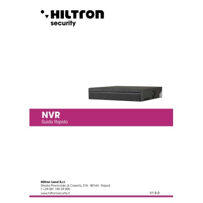 Manuale guida rapida NVR Hiltron