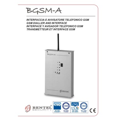Manuale installazione combinatore telefonico Bentel BGSM-A