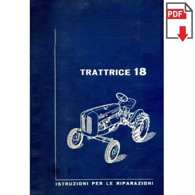 Manuale e istruzioni per riparazioni trattore Fiat 18 La Piccola