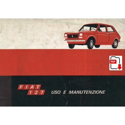 Manuale uso manutenzione istruzioni italiano vettura Fiat 127 del 1971