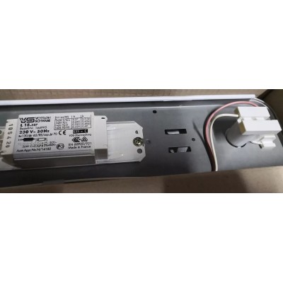 Plafoniera Neon stagna 1x58W 3F Filippi Modello Linda