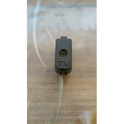 Presa TV passante resistiva marrone Legrand Molveno GL2000 art. 2661