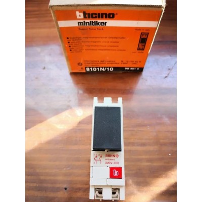 Bticino Magnetotermico Minitiker 10A 220V art. 8101N